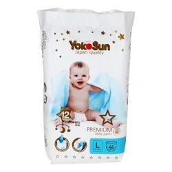 YOKO SUN PREMIUM Подгузники-трусики L 9-14кг 44шт
