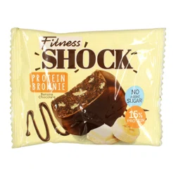 FITNES SHOCK Батончик глазированный Брауни банановый 50гр