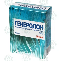 MINOXIDIL ГЕНЕРОЛОН Спрей для роста волос 5% 60мл