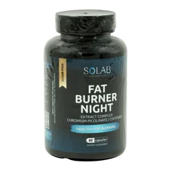 SOLAB Бад Жиросжигатель Fat Burner Night 60кап