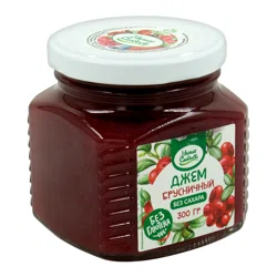 DI   DI УМНЫЕ СЛАДОСТИ Джем брусничный без сахара 300гр