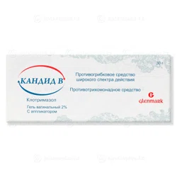 КАНДИД- Б 2% 30 г гель ваг  Клотримазол