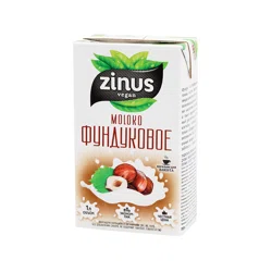 ОВСЯНКАСЭР ZINUS VEGAN Молоко Фундуковое 1л