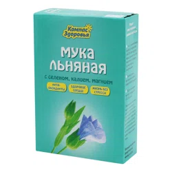 КОМПАС ЗДОРОВЬЯ Мука льняная с селеном и калием 300гр