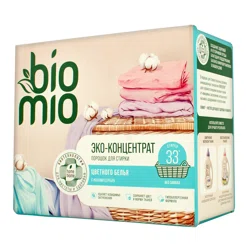 BIO MIO Bio Порошок экологичный для стирки цветного и белого белья б/з 1000гр
