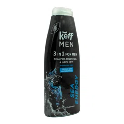 KEFF MEN Шампунь 3в1 sea energy 500мл