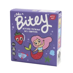 BITEY Печенье детское без глютена Клубника от 1,5лет 125гр