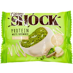 FITNES SHOCK Печенье White Brownie Pistachio 50 гр