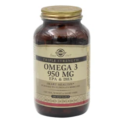 SOLGAR Капсулы Тройная Омега-3 950mg 100шт