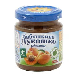 БАБУШКИНО ЛУКОШКО Пюре абрикос 4+месяцев