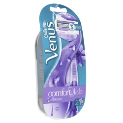 GILLETTE Станок бритвенный VENUS BREEZE + 2 кассеты