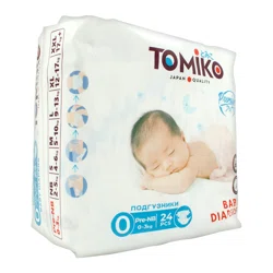TOMIKO Подгузники Premiume Soft Pre-NB (0-3 кг) 24шт