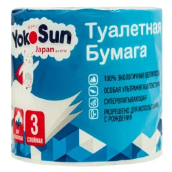 YOKOSUN Бумага туалетная трехслойная 40 м