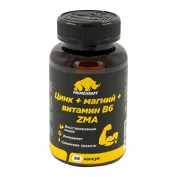 PRIMEKRAFT Бад Цинк+магний+витамин В6 ZMA 90кап