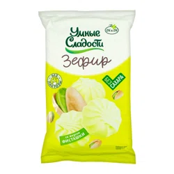 DI   DI УМНЫЕ СЛАДОСТИ Зефир со вкусом фисташки 150гр