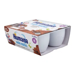 HUMANA Пудинг Milk Minis Шоколад 4*100гр