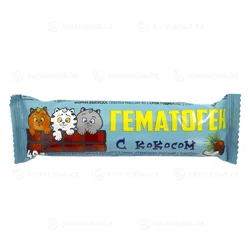 ГЕМАТОГЕН РУССКИЙ с кокосом 40гр