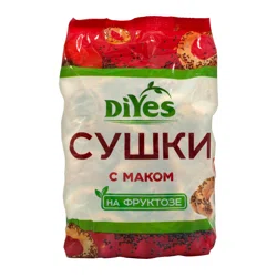 DIYES Сушки с маком на фруктозе 300 гр
