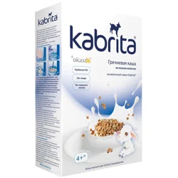 KABRITA Каша гречневая на козьем молоке 4+ 180гр