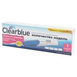 CLEARBLUE DIGITAL Тест для определения беременности в неделях  1 тест