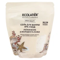 ECOLATIER Соль для ванны SPA-уход Увлажнение и молодость кожи 600гр