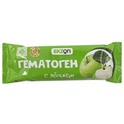 EKZON Гематоген с яблоком 40 гр