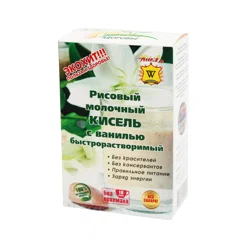 WITELA Кисель Рисовый Молочный с Ванилью 160гр