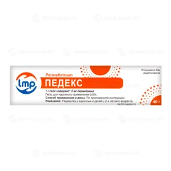 ПЕДЕКС 0,5% 40 г гель  Перметрин