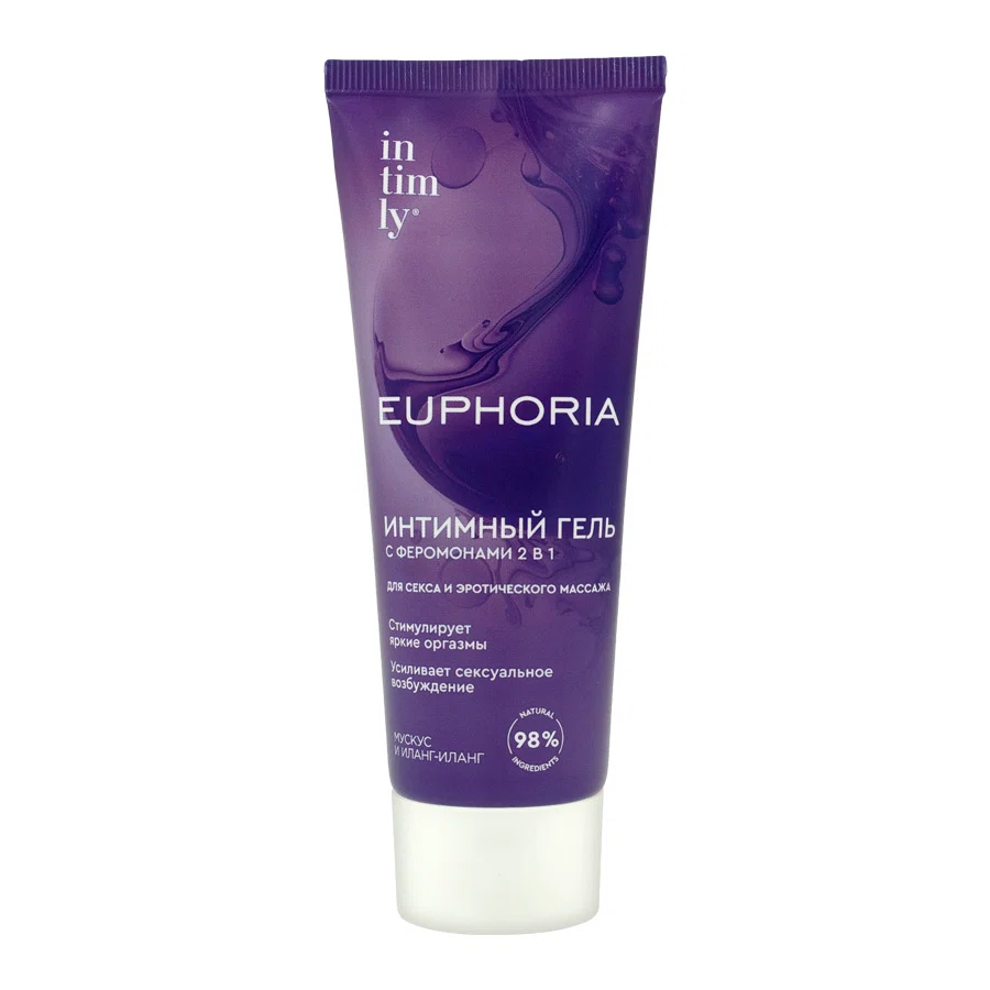 INTIMLY EUPHORIA Гель интимный с феромонами 2в1 Мускус и Иланг-иланг 75мл