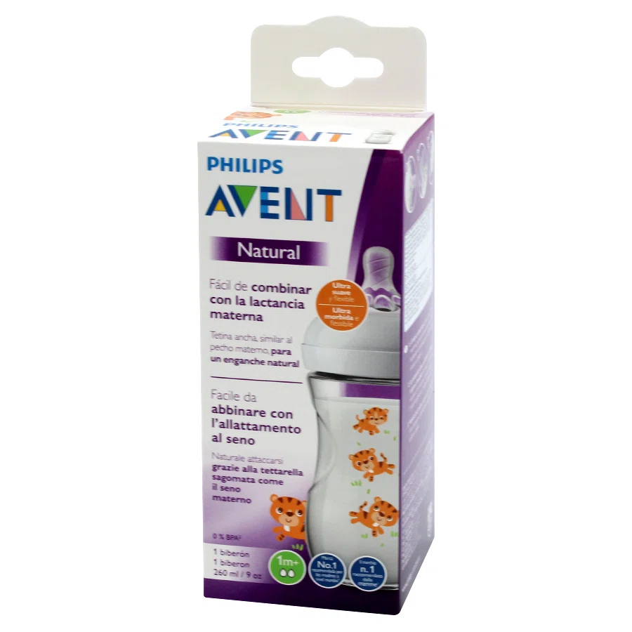 AVENT Бутылка для кормления Natural 260мл SCF070/20