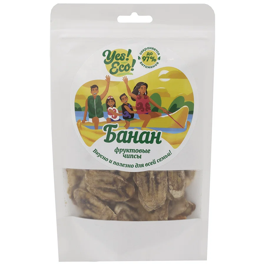 BAIS GROUP Чипсы фруктовые Yes Eco Банан 100гр