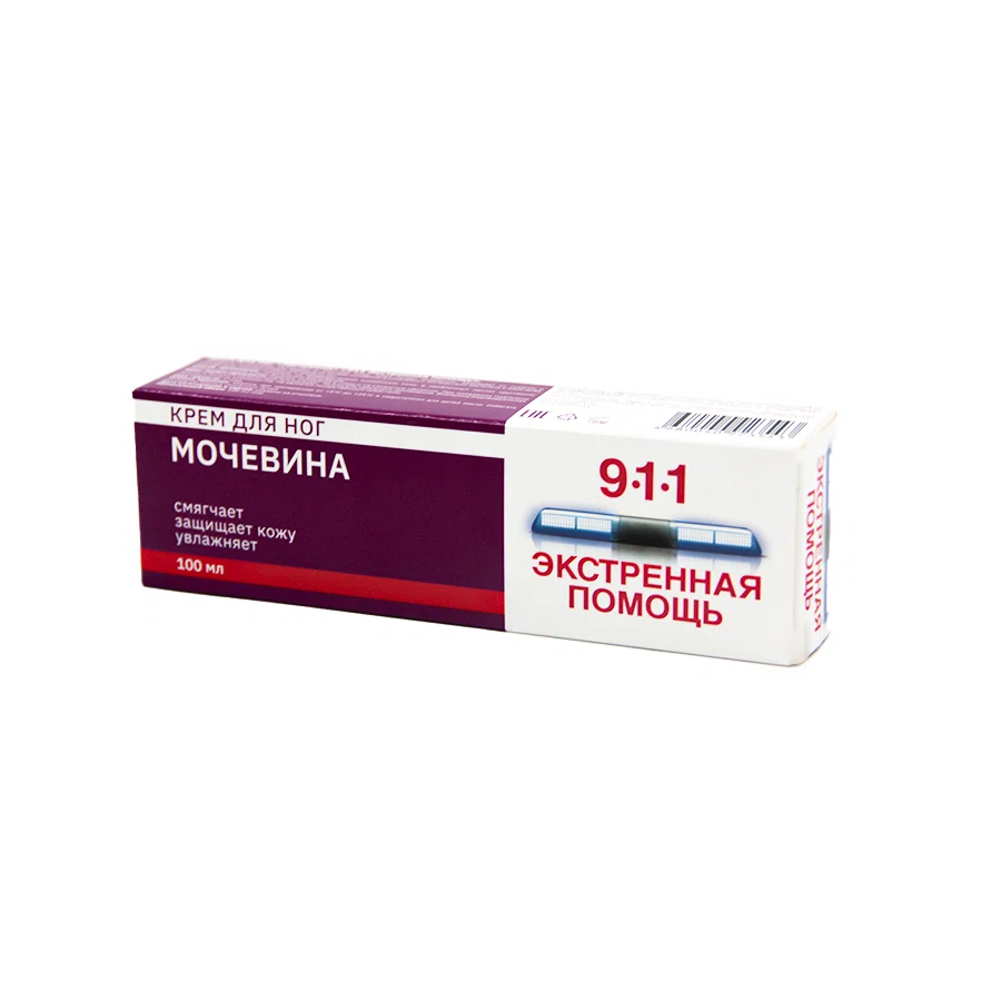 MIRROLLA Крем для ног 911 Мочевина 100мл
