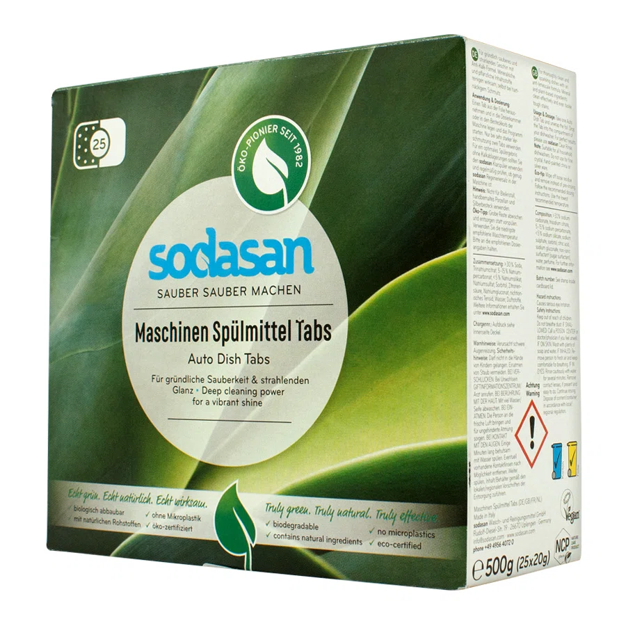 SODASAN Таблетки для посудомоечных машин 25 шт