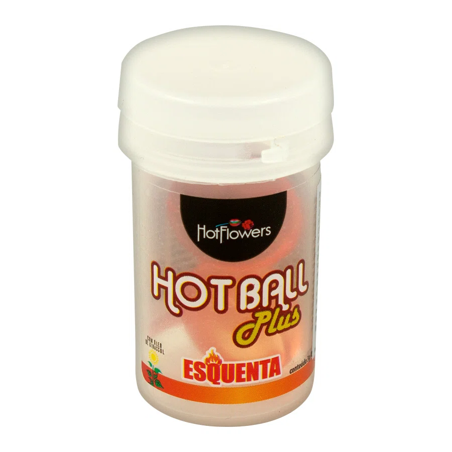 HOT FLOWERS Гель интимный Hot Ball Plus 2 шарика разогревающие
