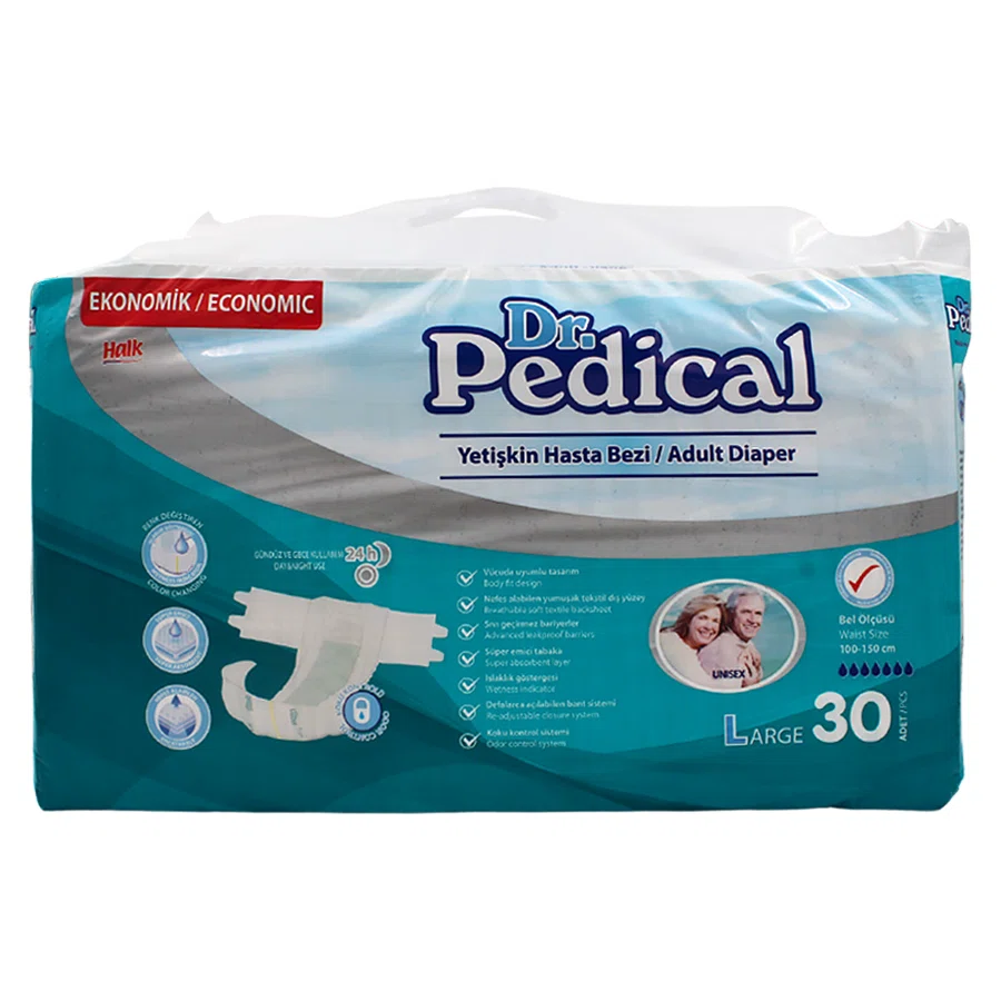 DR.PEDICAL Подгузники для взрослых LARGE 1шт (30 шт)