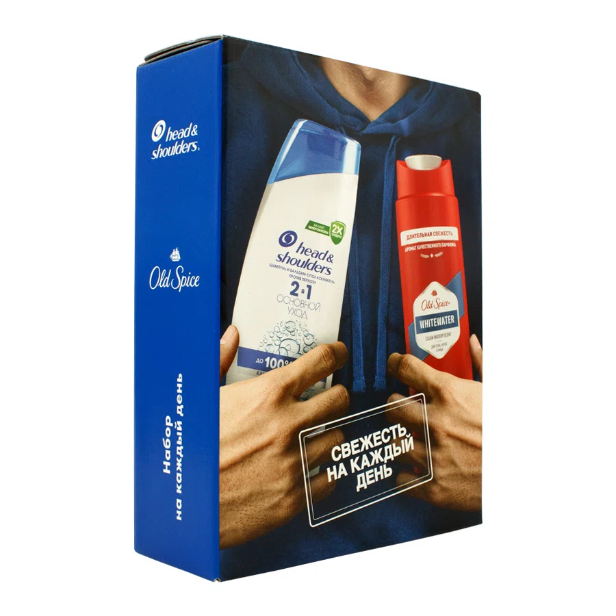 HEAD SHOULDERS набор мужской свежесть на каждый день шампунь 200 гель для душа 250мл