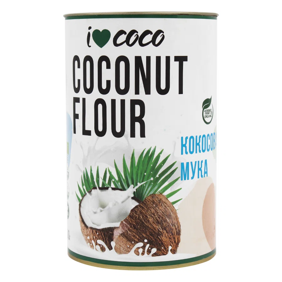 ДАРЫ ПАМИРА Мука Кокосовая Coconut Flour 500гр ж/б
