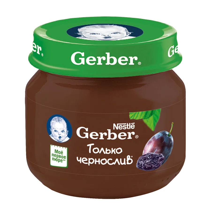 GERBER Пюре чернослив 80гр