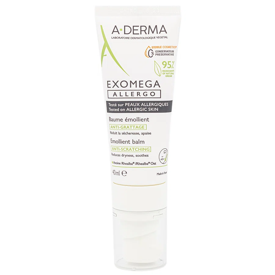 A-DERMA EXOMEGA ALLERGO Бальзам смягчающий для лица и тела 40 мл