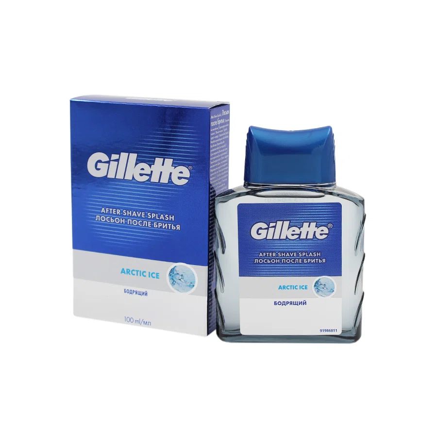GILLETTE Лосьон после бритья Бодрящий, 100мл, Арктик