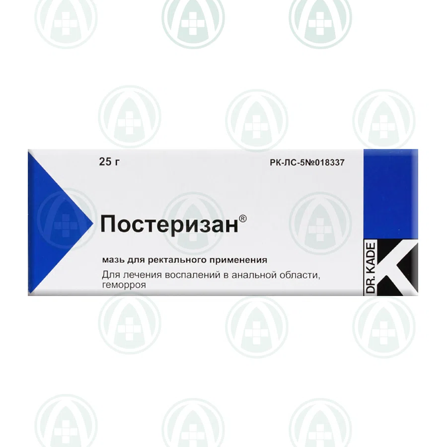 ПОСТЕРИЗАН 25 г мазь рект    Комплекс