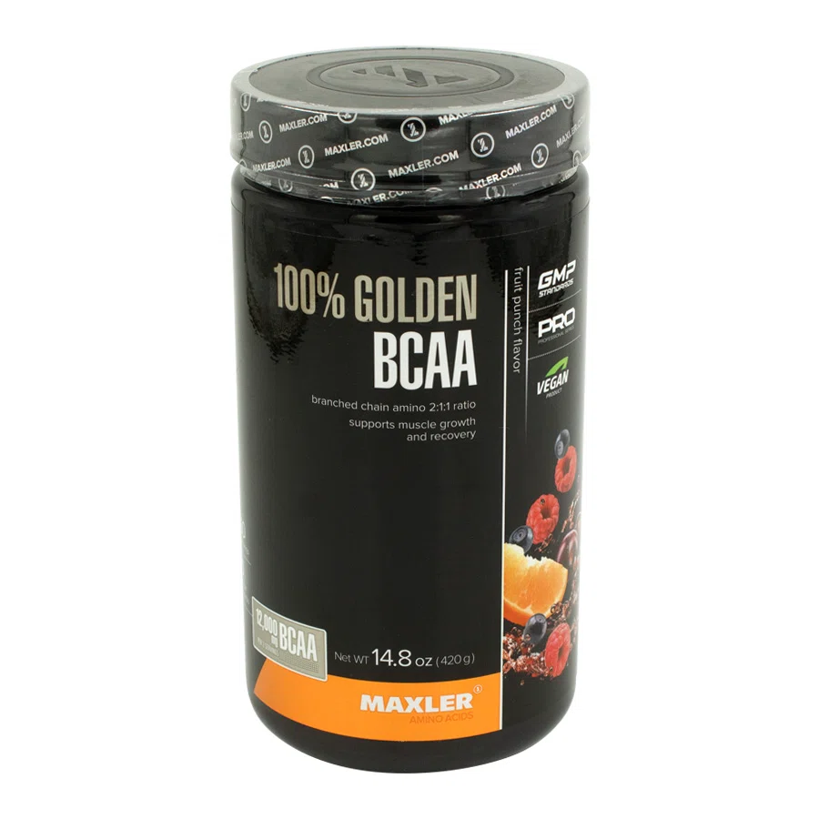 MAXLER БАД Голден BCAA Фруктовый пунш 420гр