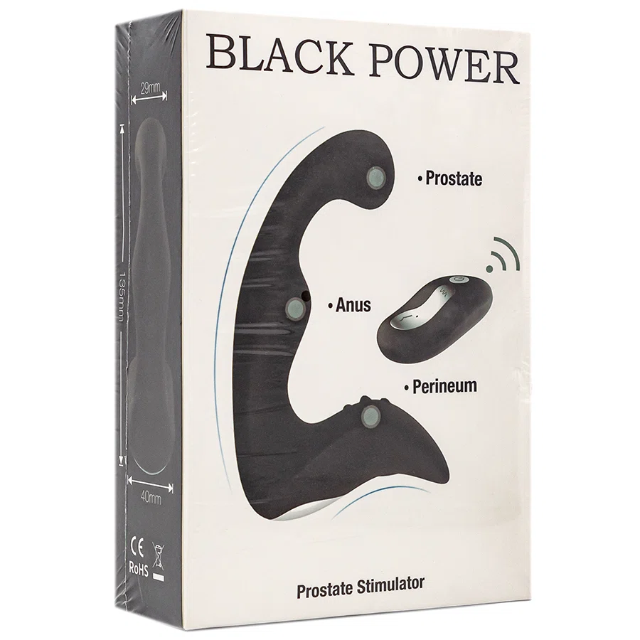 BLACK POWER Вибростимулятор простаты MF-1301