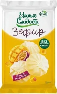 DI   DI УМНЫЕ СЛАДОСТИ Зефир Манго-маракуйя 150гр