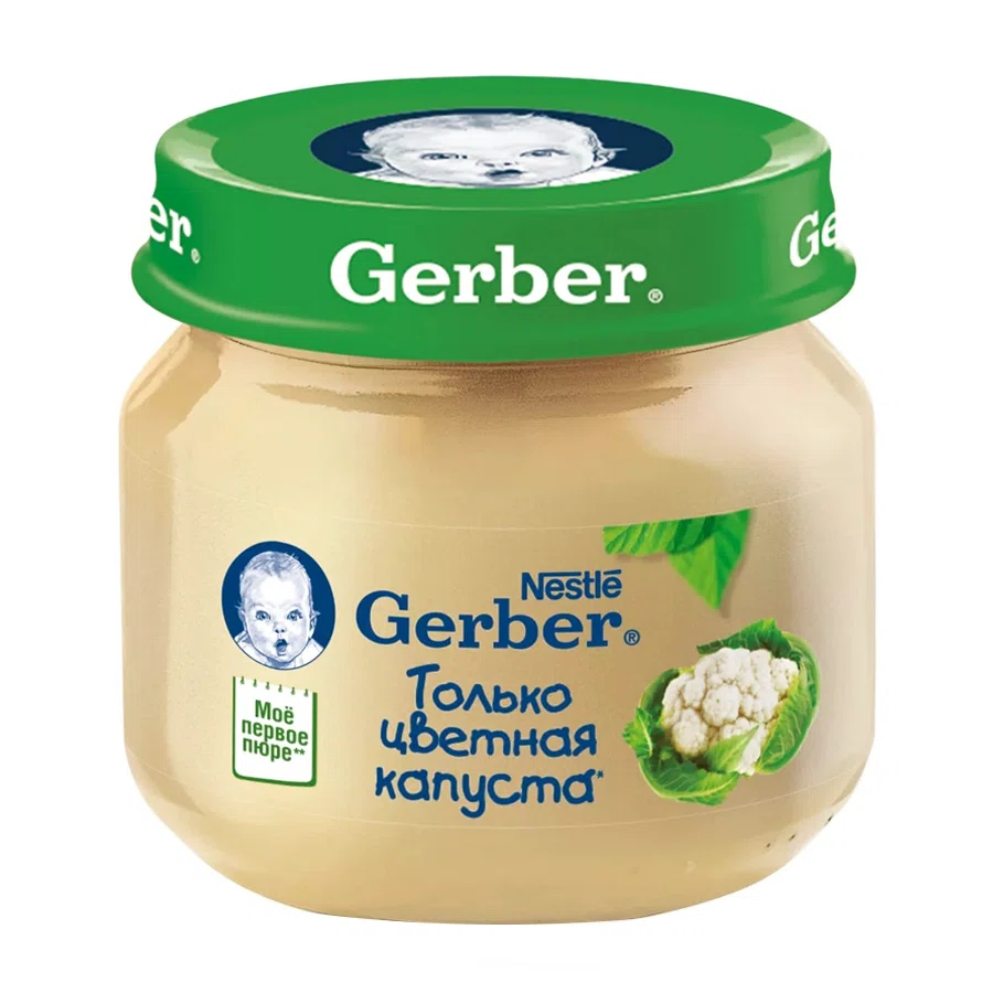 GERBER Пюре цветная капуста 80гр