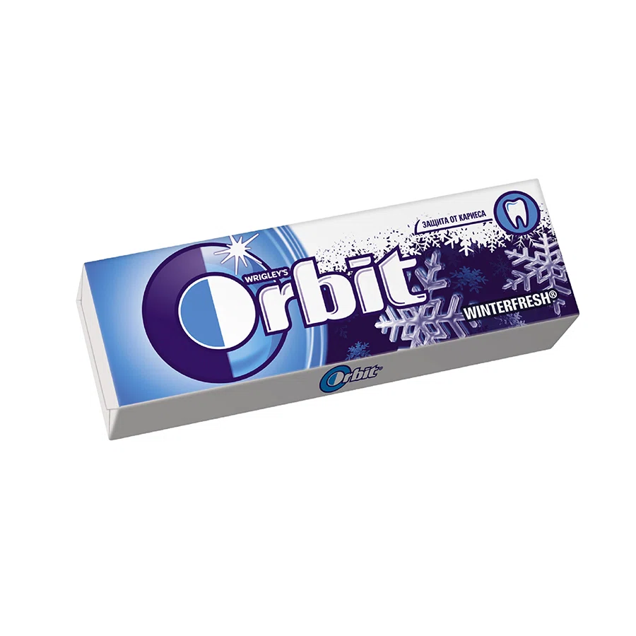 ORBIT Жевательная резинка Winterfresh 10 драже