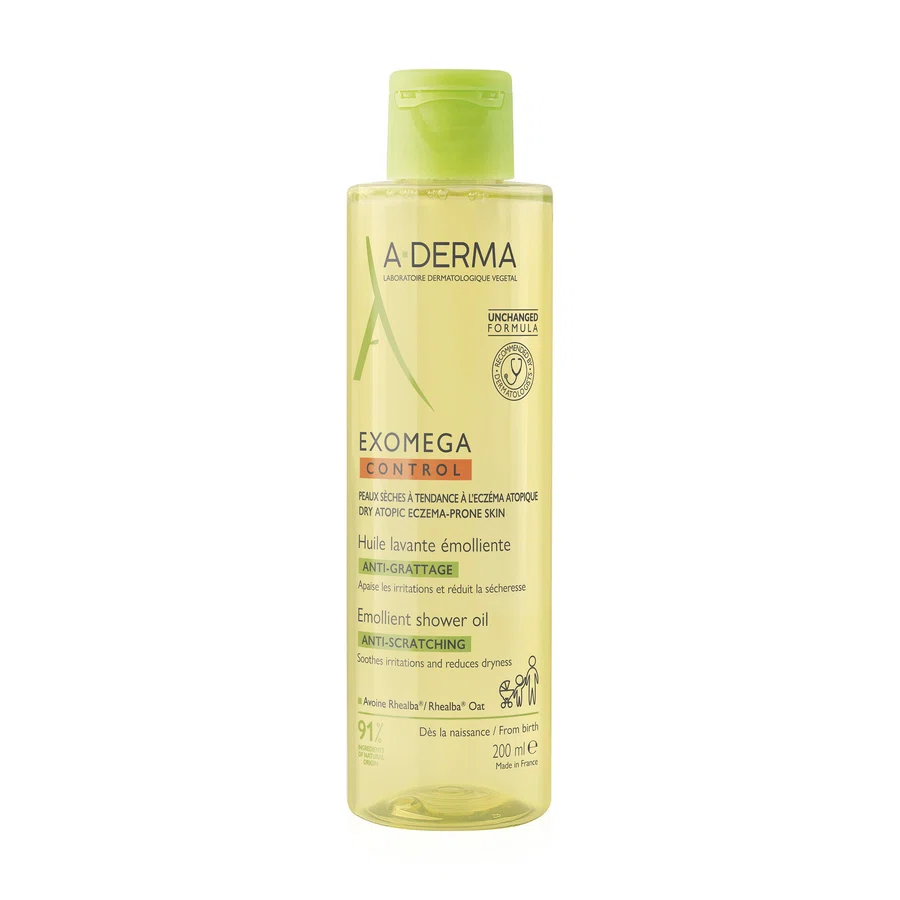 A-DERMA EXOMEGA CONTROL Масло очищающее 200мл