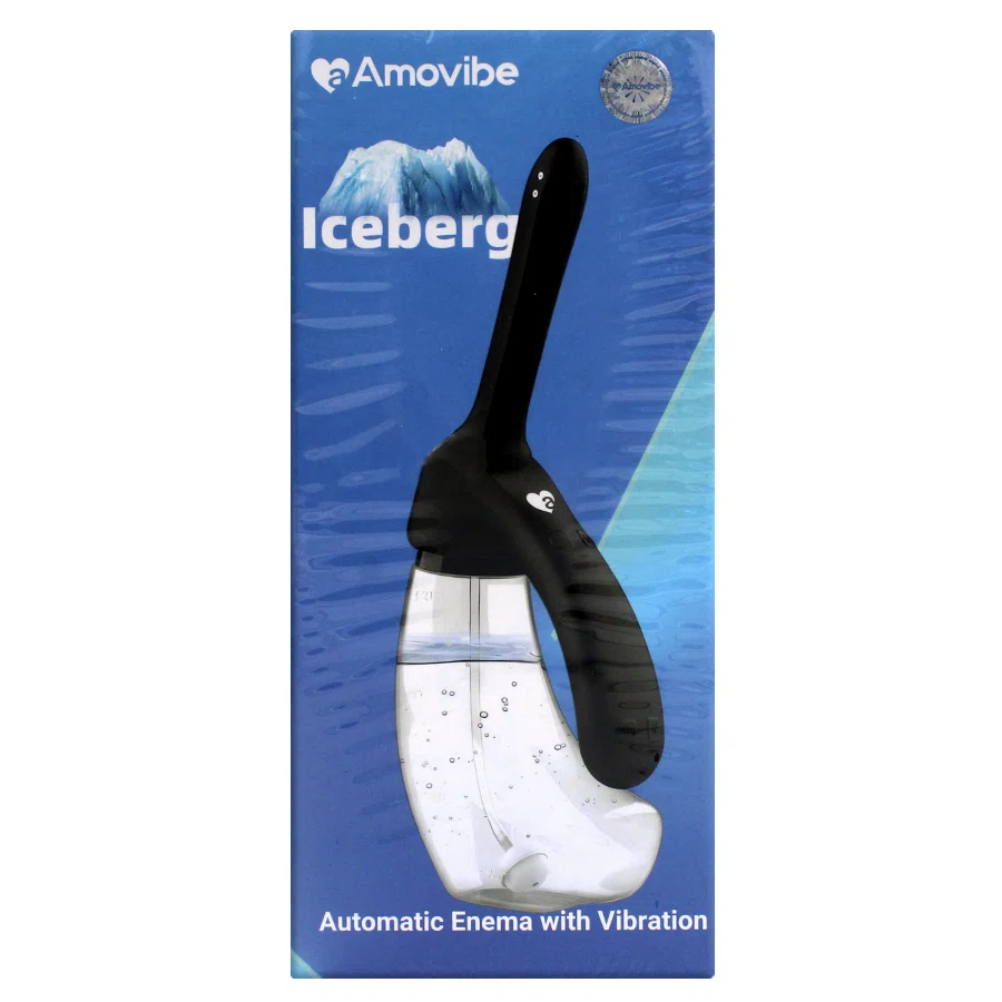 AMOVIBE Душ для интимной гигиены Iceberg с вибрацией и автоподачей воды