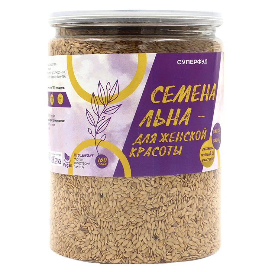 FUN FOOD Семена льна для женской красоты 760 гр