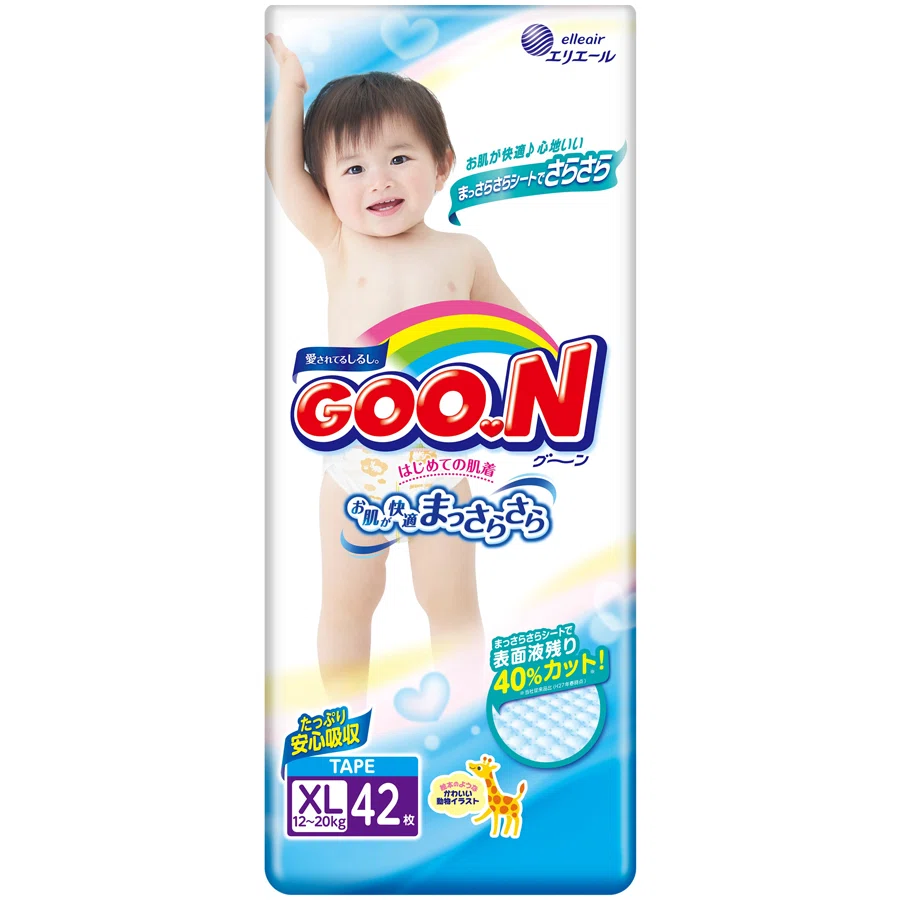 GOO.N Подгузник XL 12-20кг 42шт